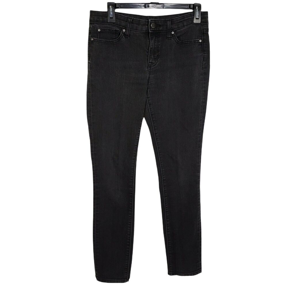 Gap Jeans Womens Size 4/27A Premium Skinny Denim Black Mid Rise
